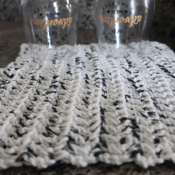 Multicolored Crochet Dish Drying Mats 100% Cotton Kitchen - Picture 13 of 13